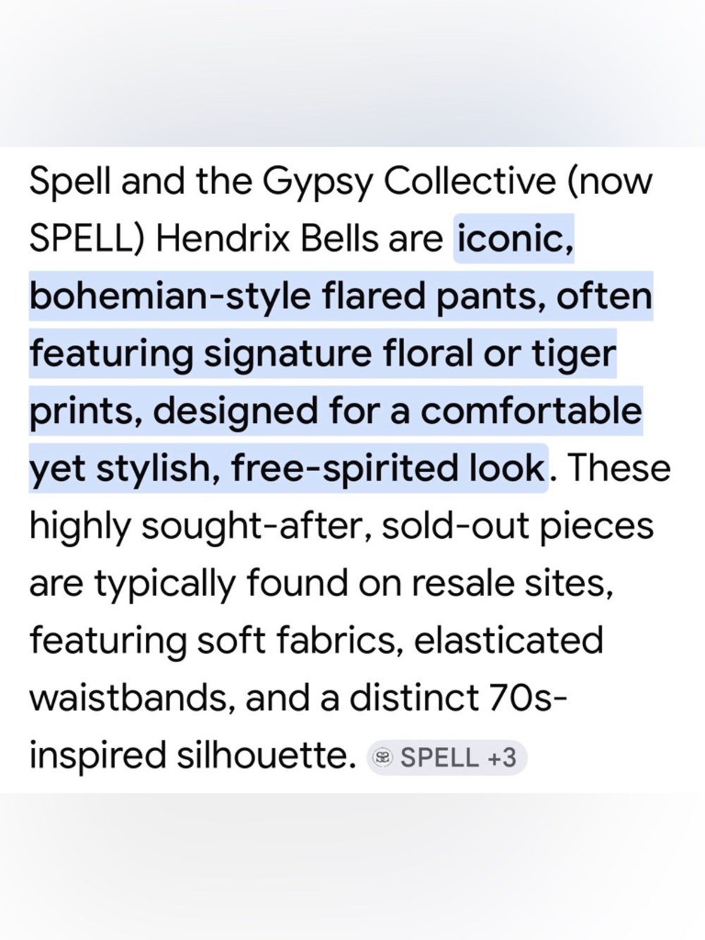 SPELL Hendrix Bells Bottoms - Picture 5 of 5